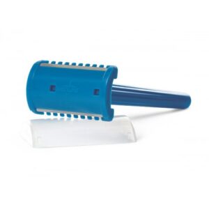 Double-Sided Razor, Shave Prep, Blue (Box of 100)